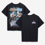 Men's Goodie Two Sleeves  Black The Rock vs. John Cena Graphic T-Shirt