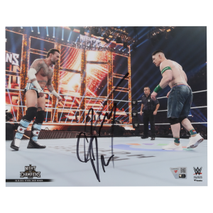 CM Punk Autographed Photograph - 8x10 Inches