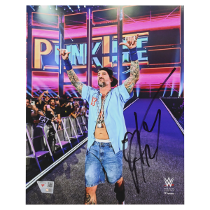 CM Punk Autographed Photograph - 8x10 Inches