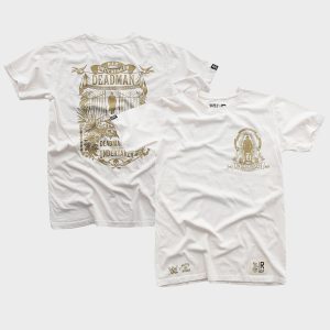 Men's Roots of Fight  White The Undertaker Deadman Inc. T-Shirt