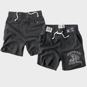 Men's Roots of Fight  Black "Stone Cold" Steve Austin 3:16 Shorts