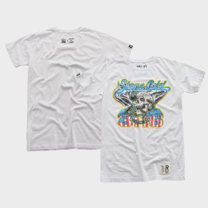 Men's Roots of Fight  White "Stone Cold" Steve Austin Verse T-Shirt