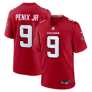 Atlanta Falcons Nike Game Home Jersey - Red - Michael Penix Jr. - Mens