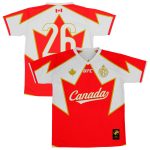 Men's UFC Red Global Affinity Canada Soccer Fashion Jersey