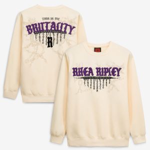 Rhea Ripley This Is My Brutality Crew Sweatshirt - Bone