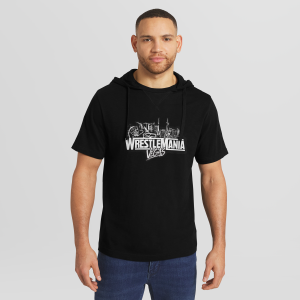 Men's Darius Rucker Collection by Fanatics Black WrestleMania 42 Hooded T-Shirt