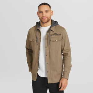 Men's Darius Rucker Collection by Fanatics Tan Roman Reigns Full-Snap Hooded Jacket