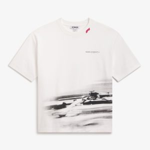 Off Season Unisex F1 White Graphic T-Shirt