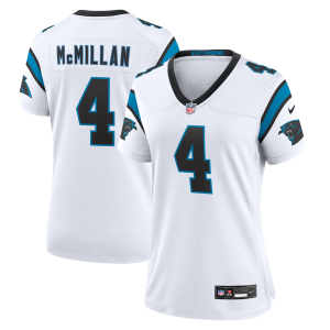 Carolina Panthers Nike Road Game Jersey - White - Tetairoa McMillan - Womens