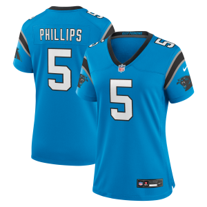 Carolina Panthers Nike Alternate Game Jersey - Blue - Jaelan Phillips - Womens