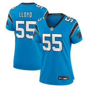 Carolina Panthers Nike Alternate Game Jersey - Blue - Devin Lloyd - Womens