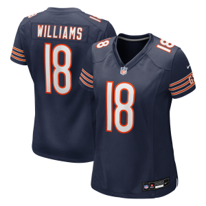 Chicago Bears Nike Game Home Jersey - Navy - Caleb Williams - Womens