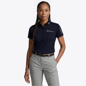 BMW PGA Championship J.Lindeberg Tour Tech Polo Shirt - Navy - Womens