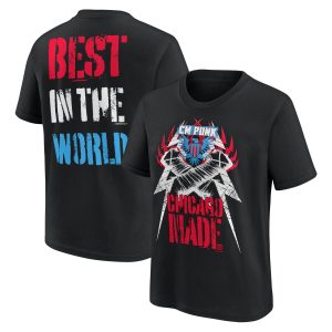 CM Punk Chicago Made T-Shirt - Black - Youth