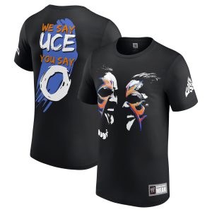 Men's Black The Usos We Say You Say Retro T-Shirt